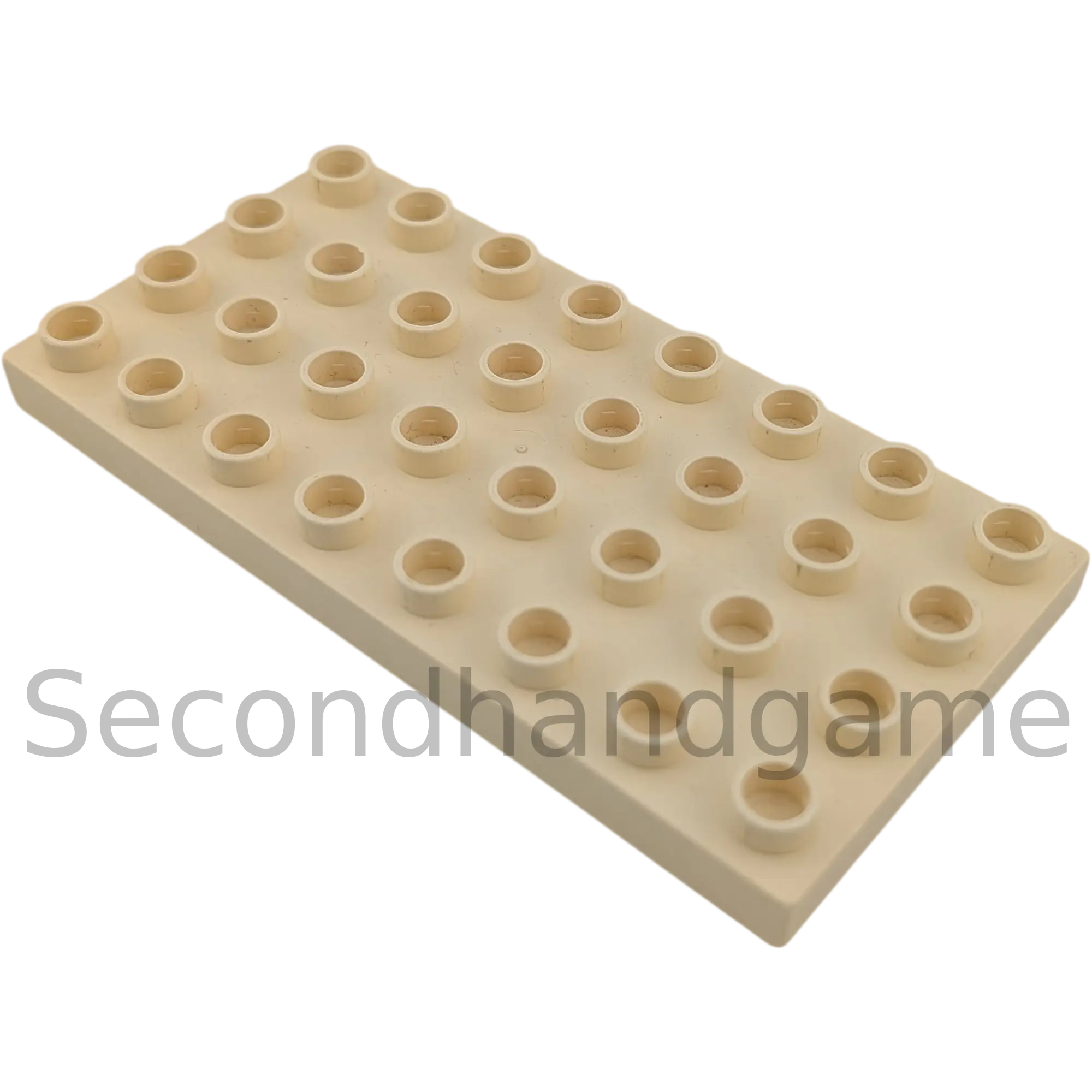 Lego Duplo Platte 4x8 Mischung aus Beige und Hellgelb 4672