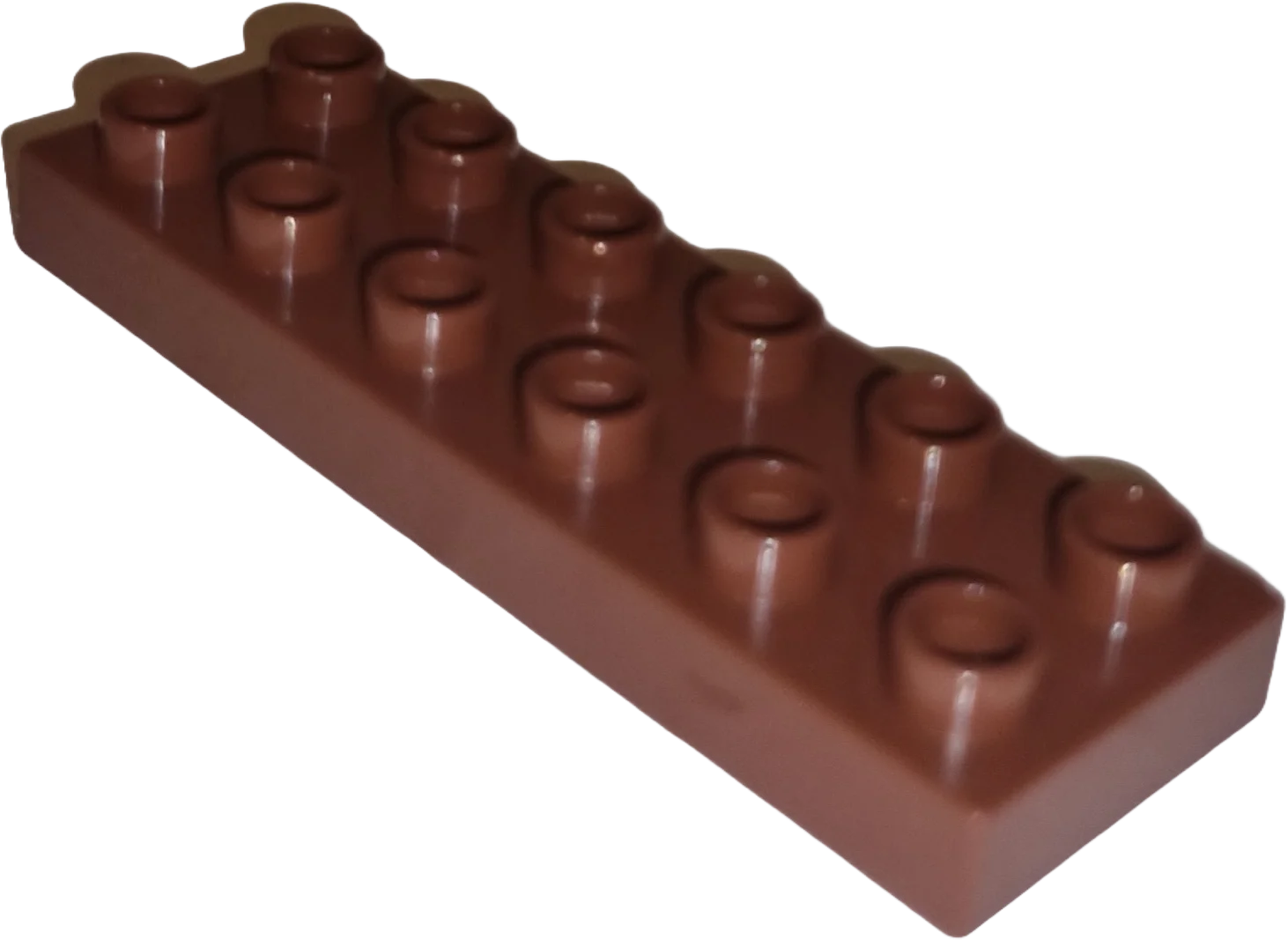 Lego Duplo 98233 Platte 2x6 Dunkelbraun