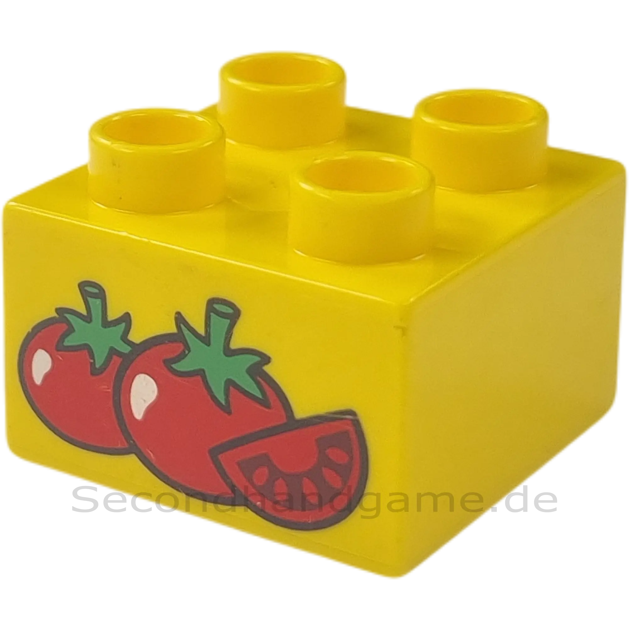 Lego Duplo 2x2 Stein Gelb Tomaten Gemüse 3437