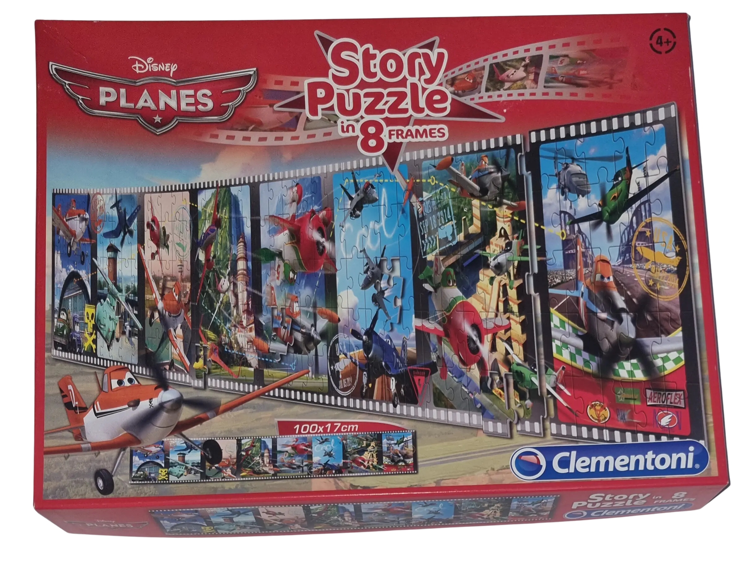 Clementoni Disney Planes Story Puzzle 9in 8 Frames 8 Puzzle in einem