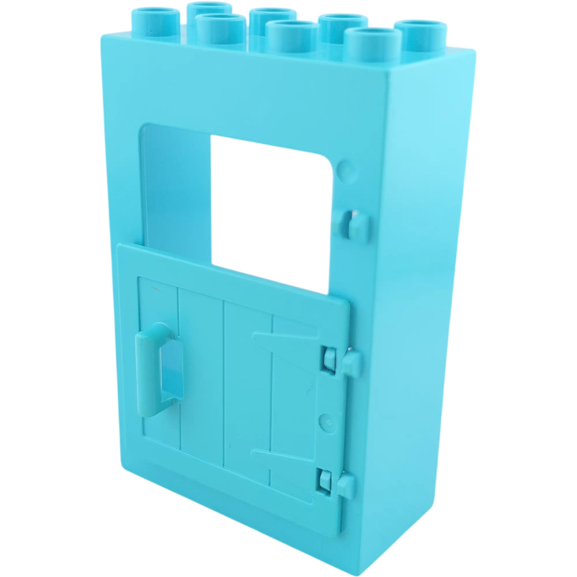Lego Duplo 2x4 Hauswand mit Hoftür Azur