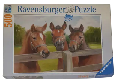 Ravensburger Premium Softclick Puzzle 500 Teile Friedliche Pferde 145669