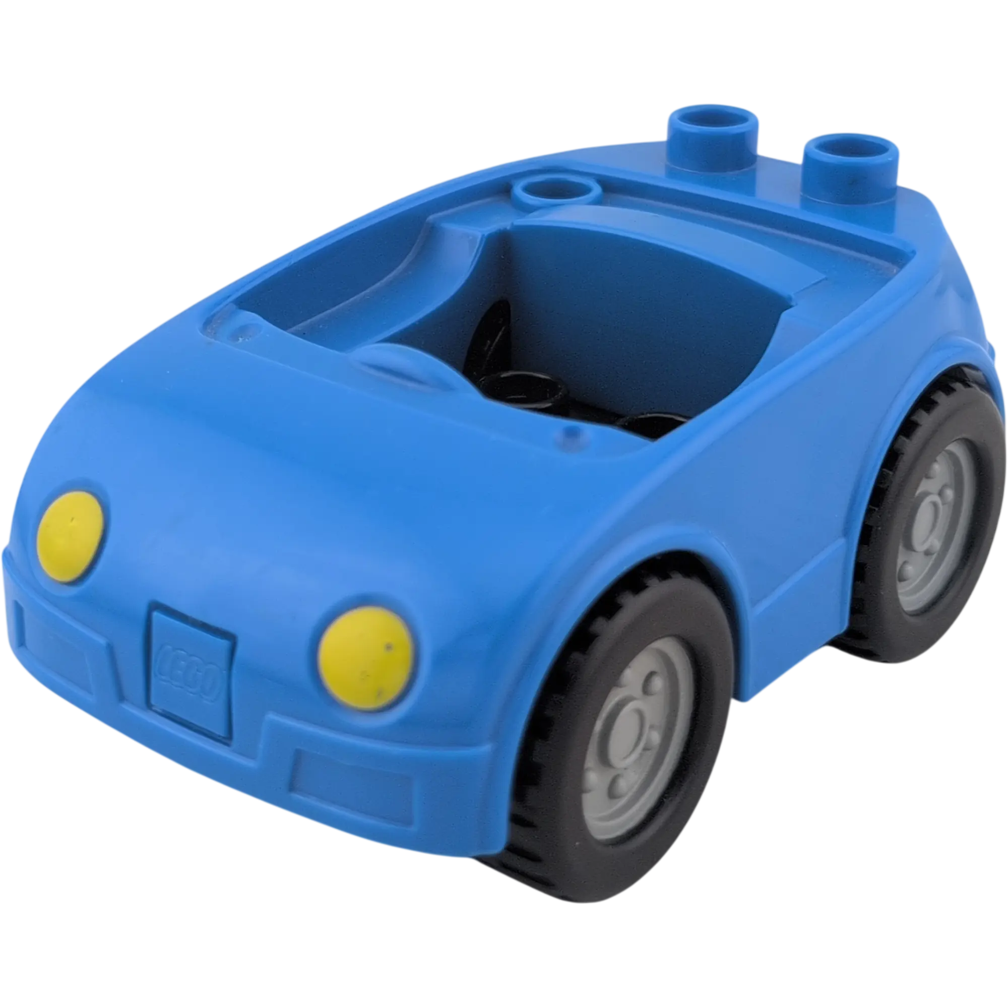 Lego Duplo 41989 Auto Seifenkiste Flitzer Blau mit Licht und Schwarz Silbernen Rädern