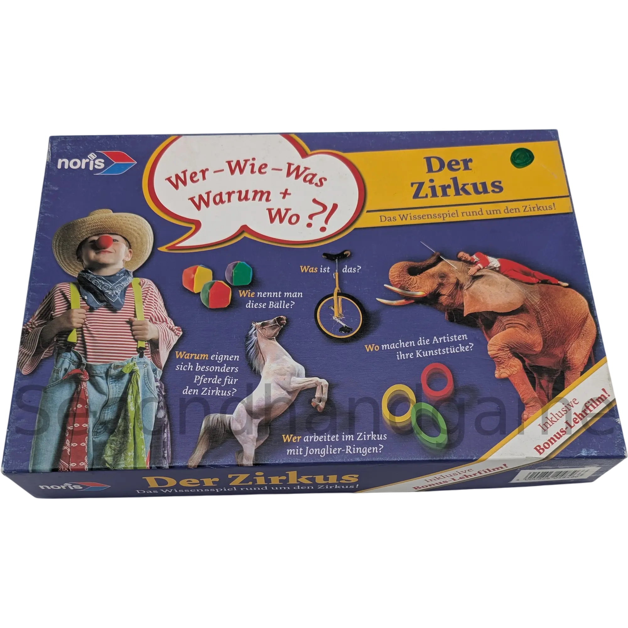 Noris Der Zirkus DVD Video + spannendes Spiel 