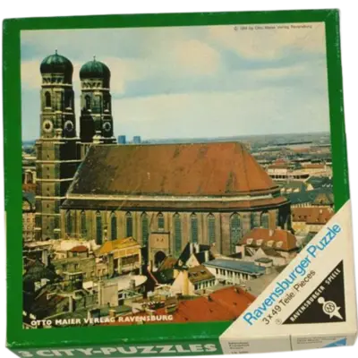 Ravensburger City-Puzzle 3x49 Teile 15.255 München Frankfurt Essen