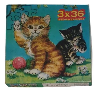 PV 3 Puzzle mit je 36 Teilen 3 allerliebste Tierbilder 6251422