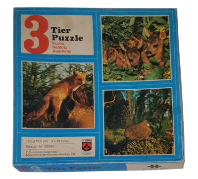 FX Schmid 3 Tier Puzzle 3x56 Teile 93212