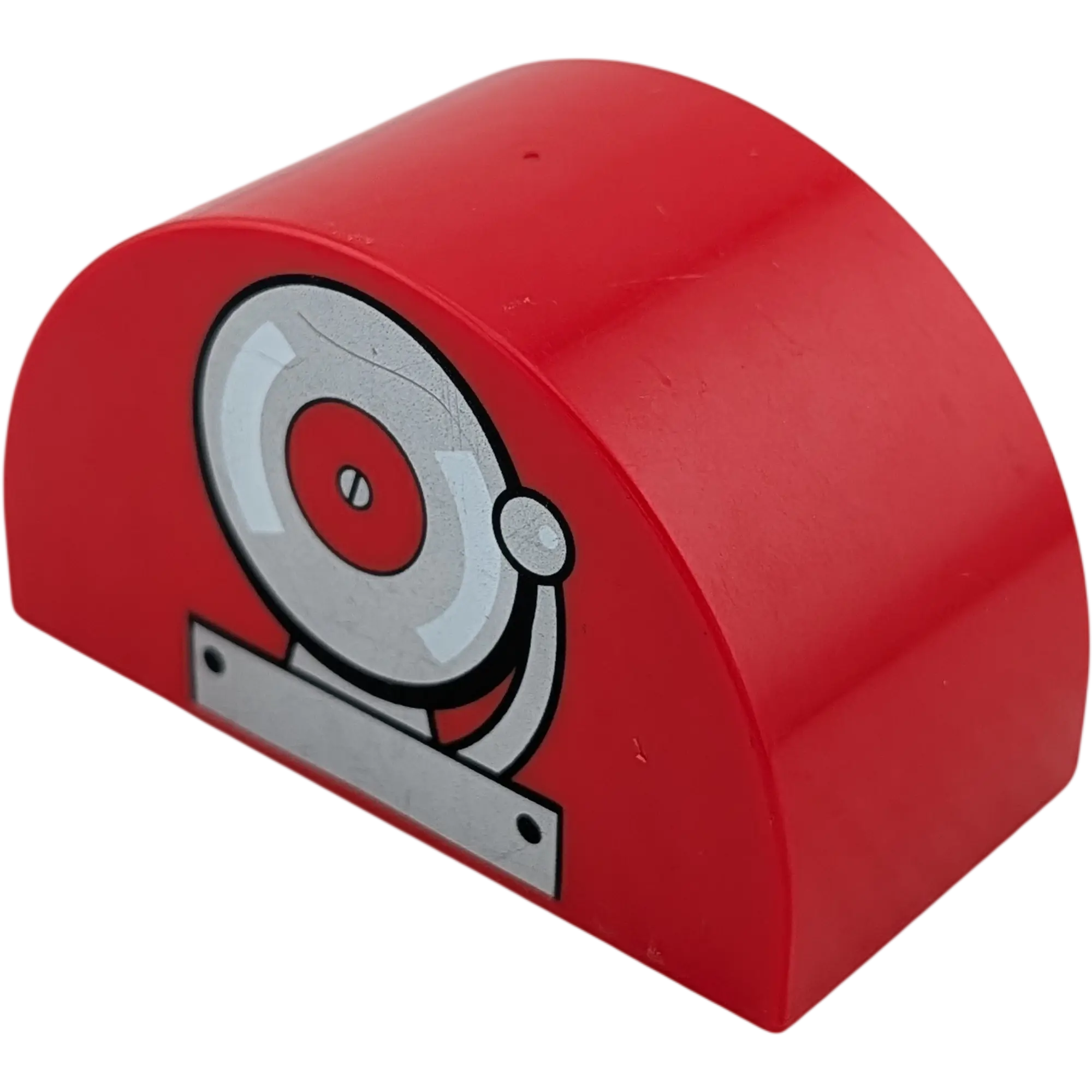 Lego Duplo 31213 Stein 2x4x2 abgerundet Rot mit Gong