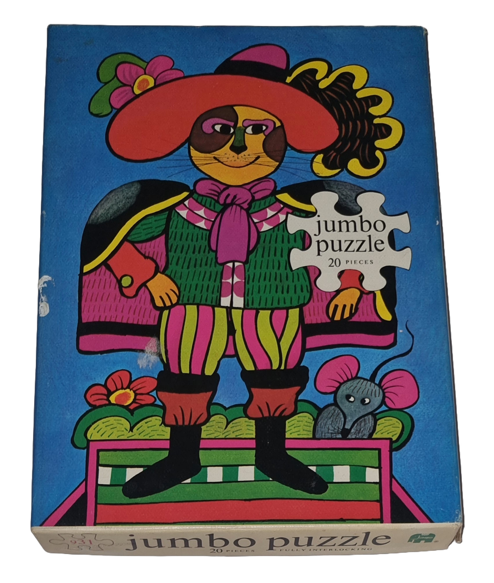 Jumbo Puzzle Fully Interlocking 931 gestiefelter Karter