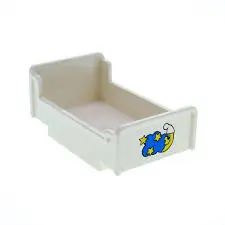 Lego Duplo 4895 Kinderbett Weiß mit Mond