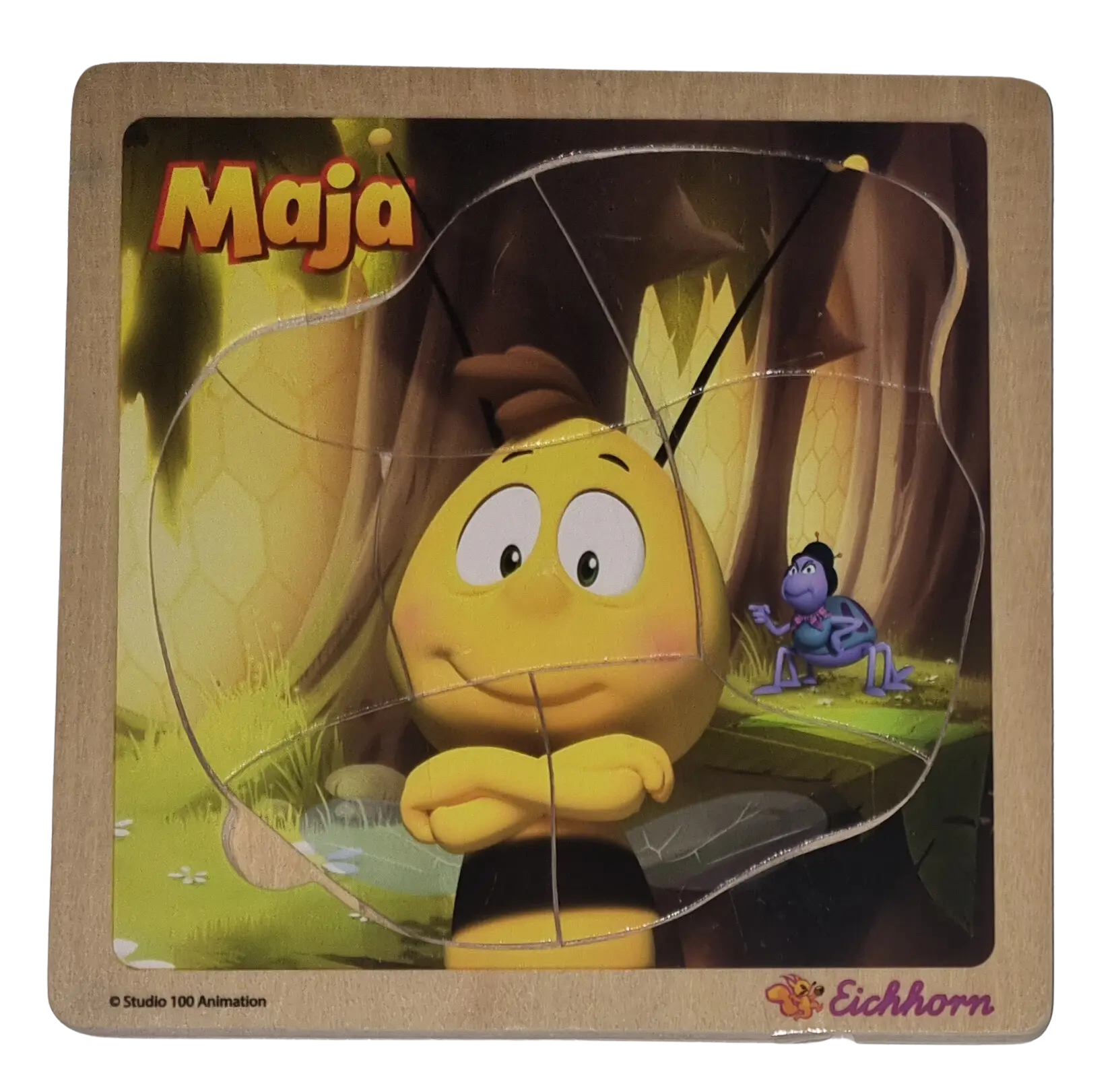 Eichhorn Holzpuzzle Biene Maja Willi 7 Teile