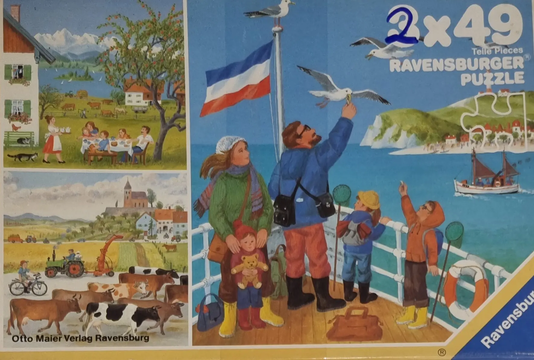 Ravensburger Puzzle 3 x 49 Teile Ferienzeit 092321