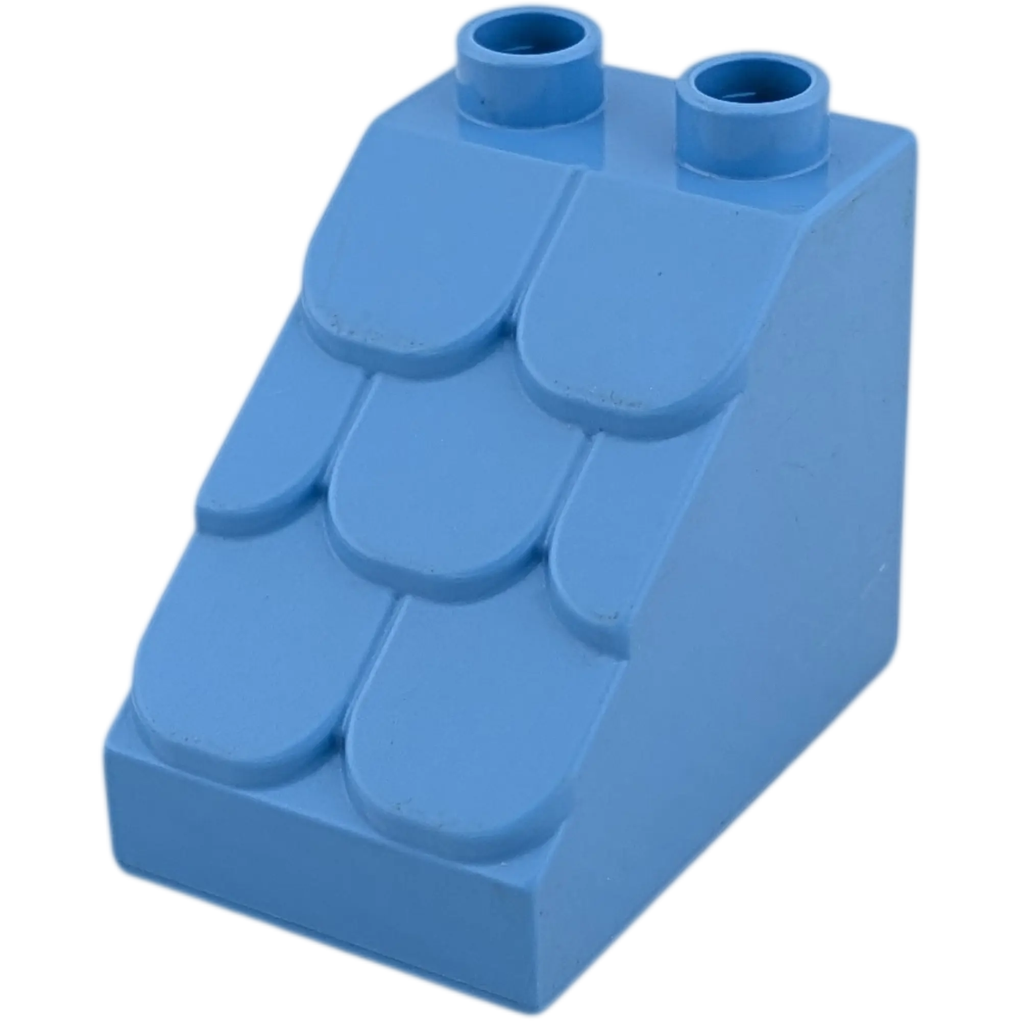 Lego Duplo Dachfenster Dachziegel Dachboden Blaugrau zwei Noppen