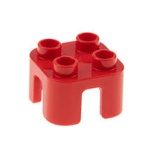 Lego Duplo 65273 Hocker Stuhl Rot