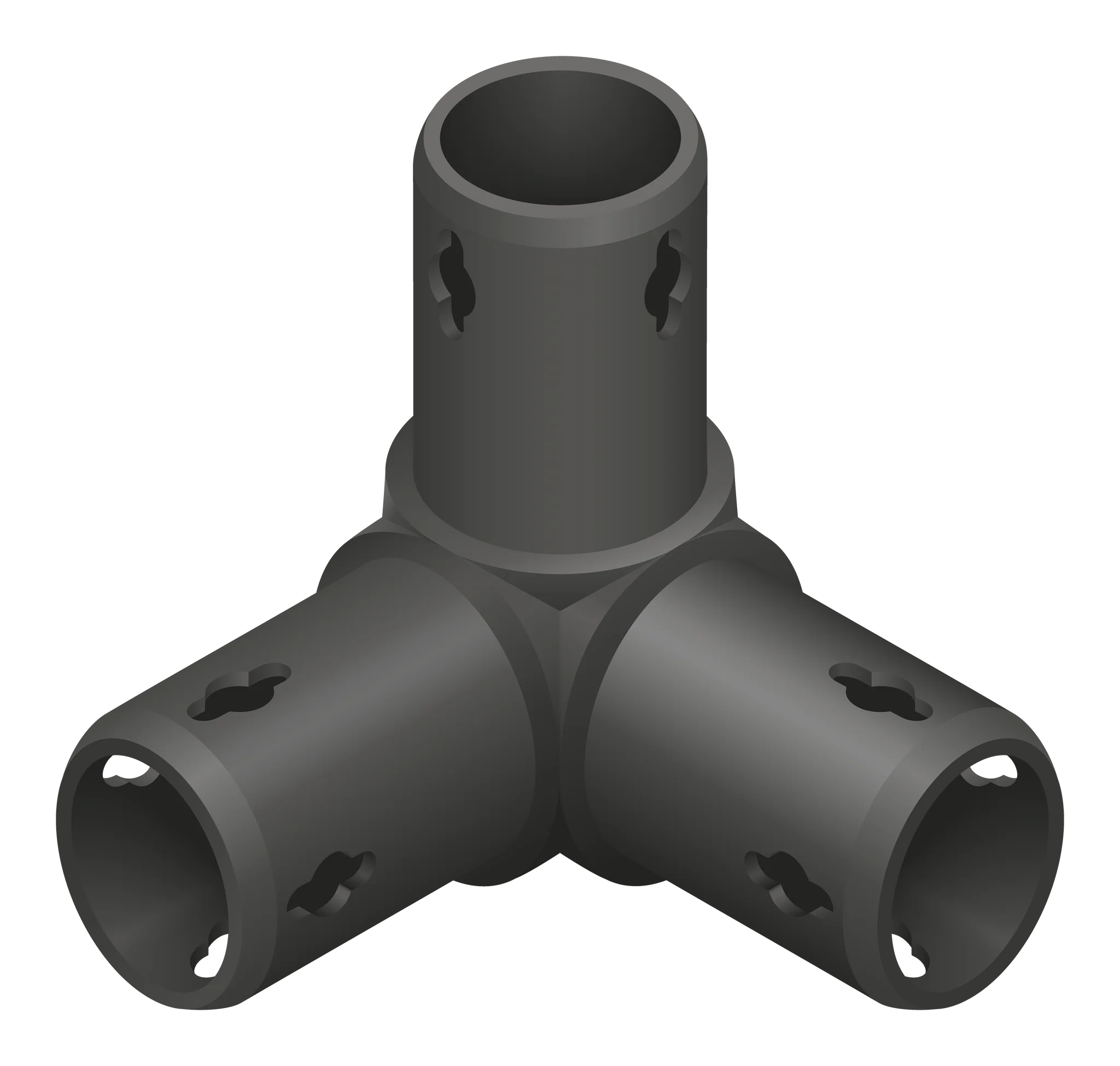 QUADRO Raumkupplung 3-armig 00031