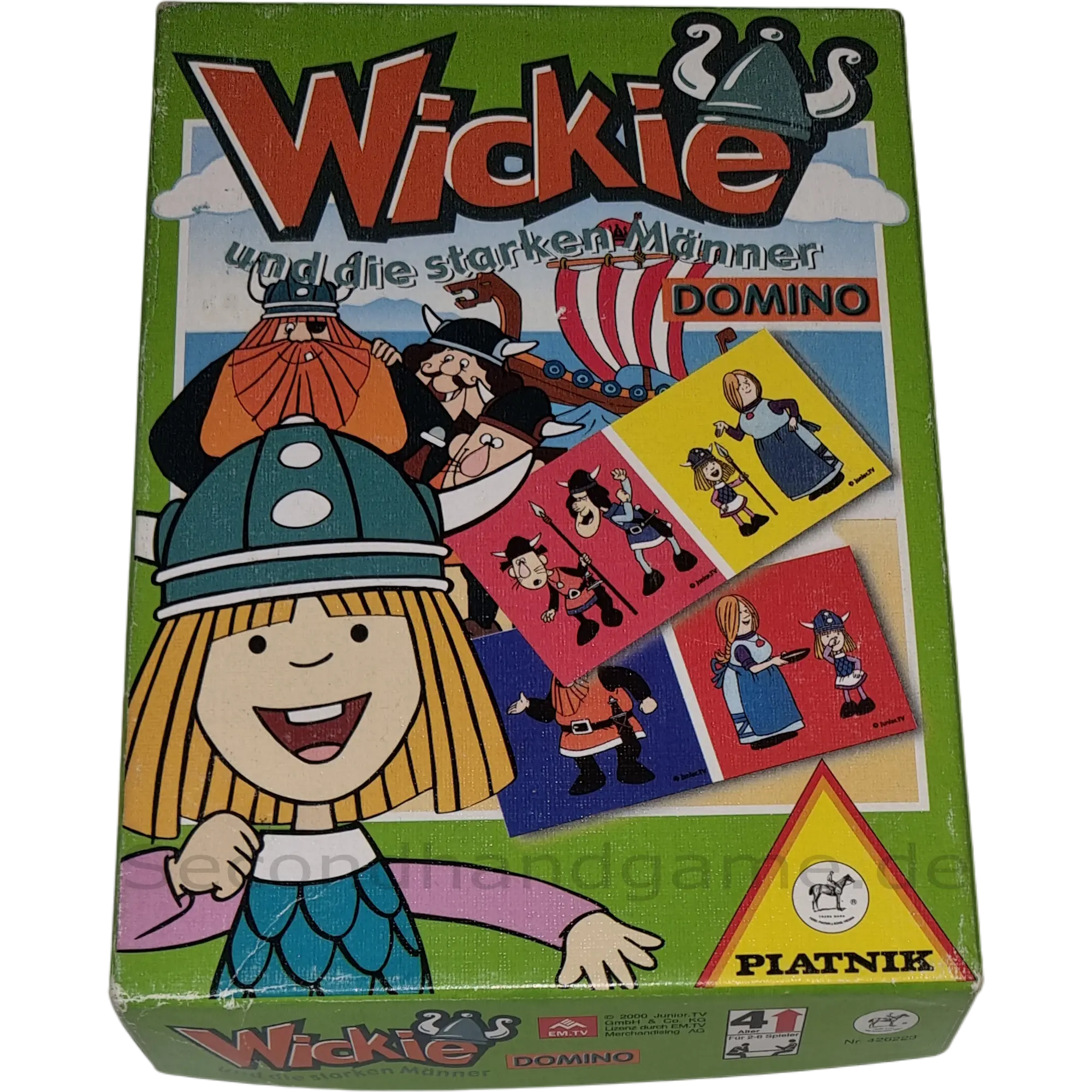 Piatnik Mitbringspiele Wickie und die starken Männer Domino 426223