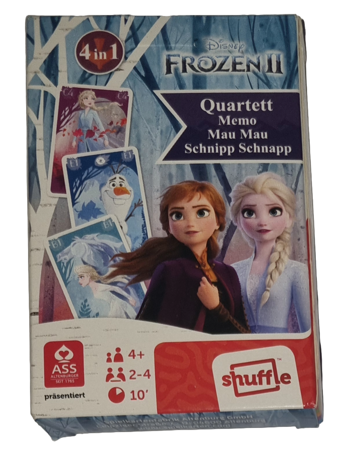 ASS Disney Frozen 2 Quartett Memo Mau Mau Schnipp Schnapp