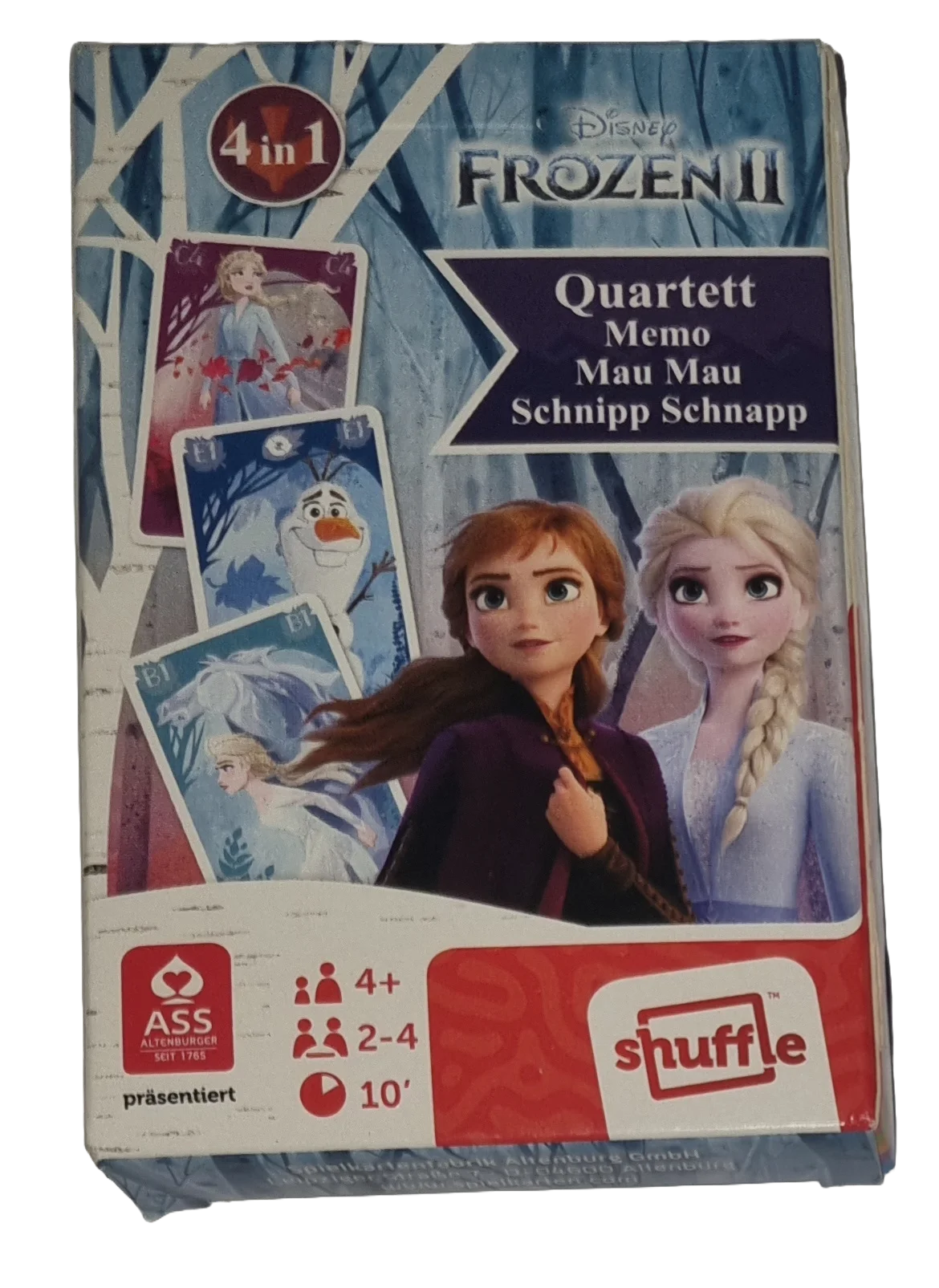 ASS Disney Frozen 2 Quartett Memo Mau Mau Schnipp Schnapp