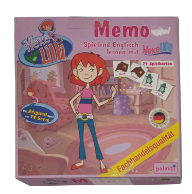 Paletti Memo Hexe Lilli Englisch lernen!