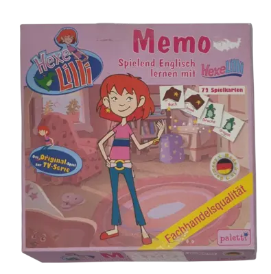 Paletti Memo Hexe Lilli Englisch lernen!