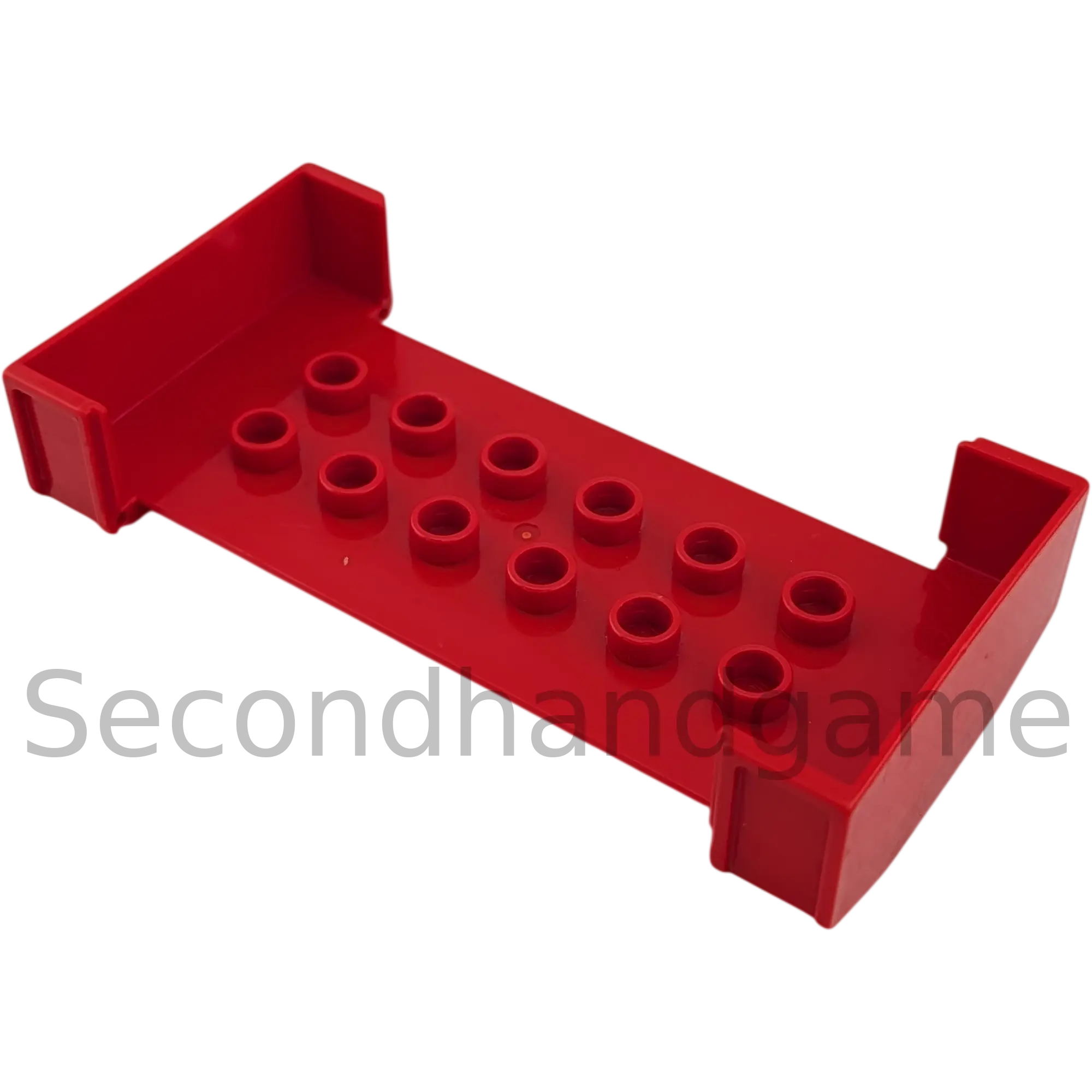 Lego Duplo 6440 Anhängeraufsatz Rot extra Lang