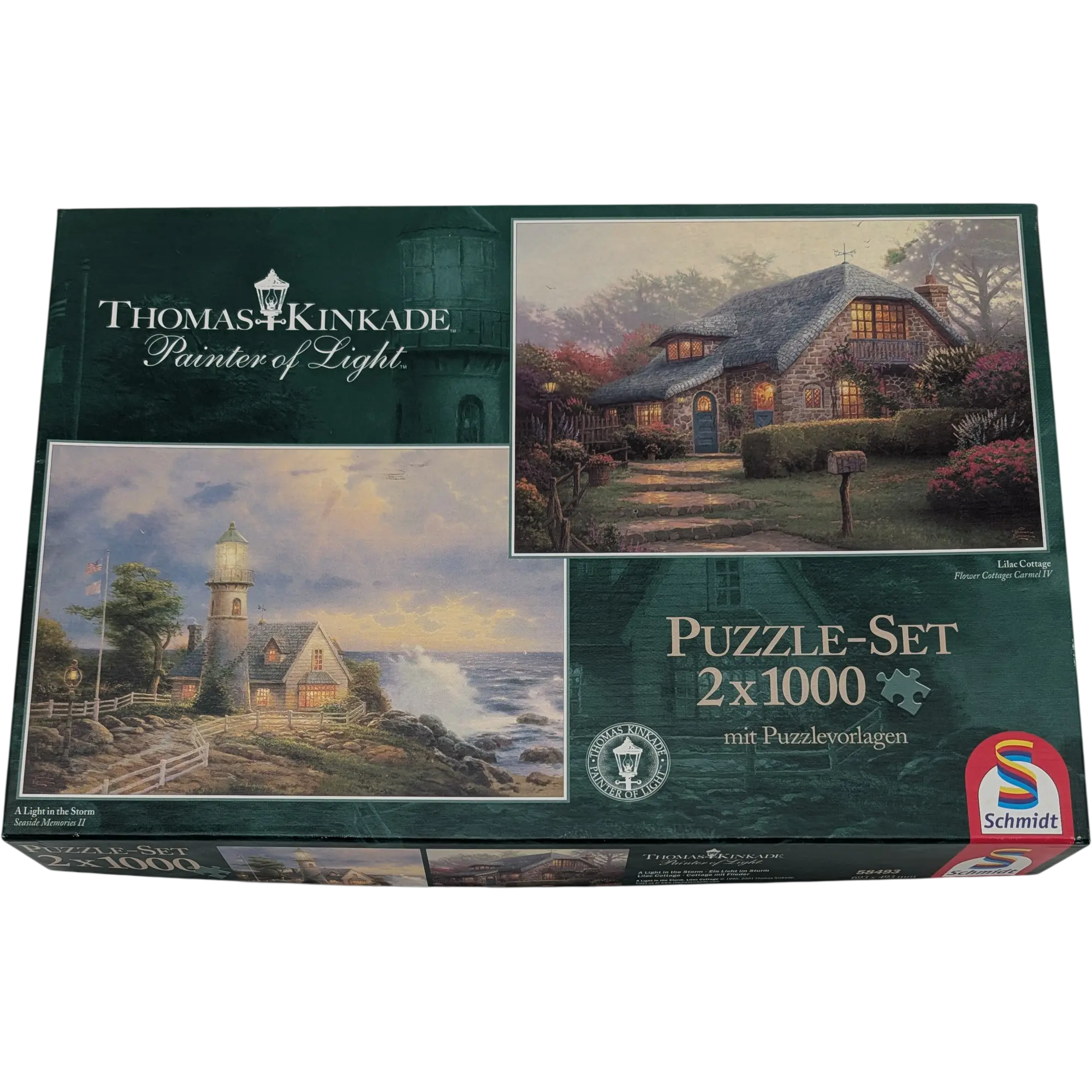 Schmidt Thomas Kinkade Painter of Light 58493  2x1000 Teile A light in the storm
