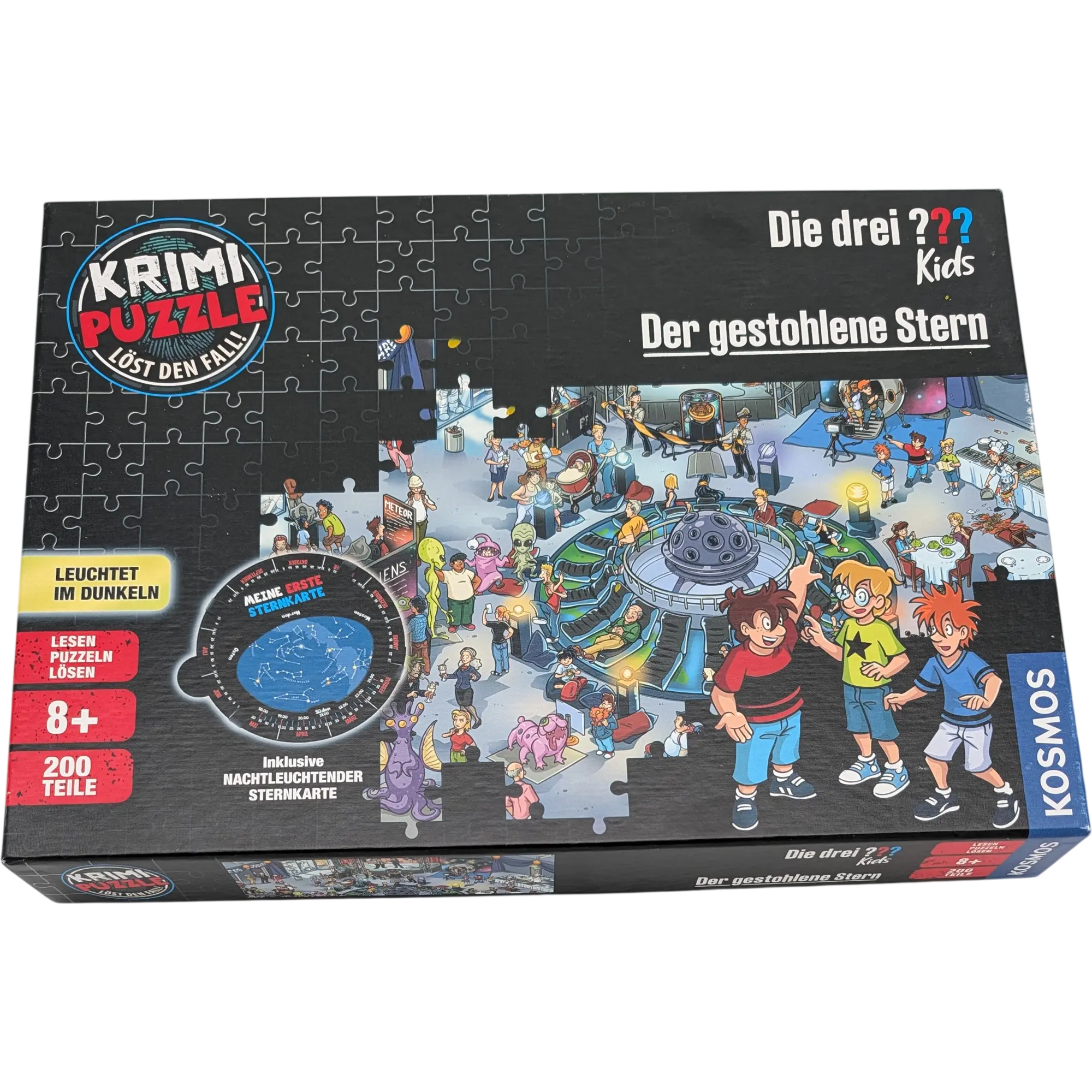 Kosmos Krimi Puzzle die drei ??? Kids Der gestohlene Stern