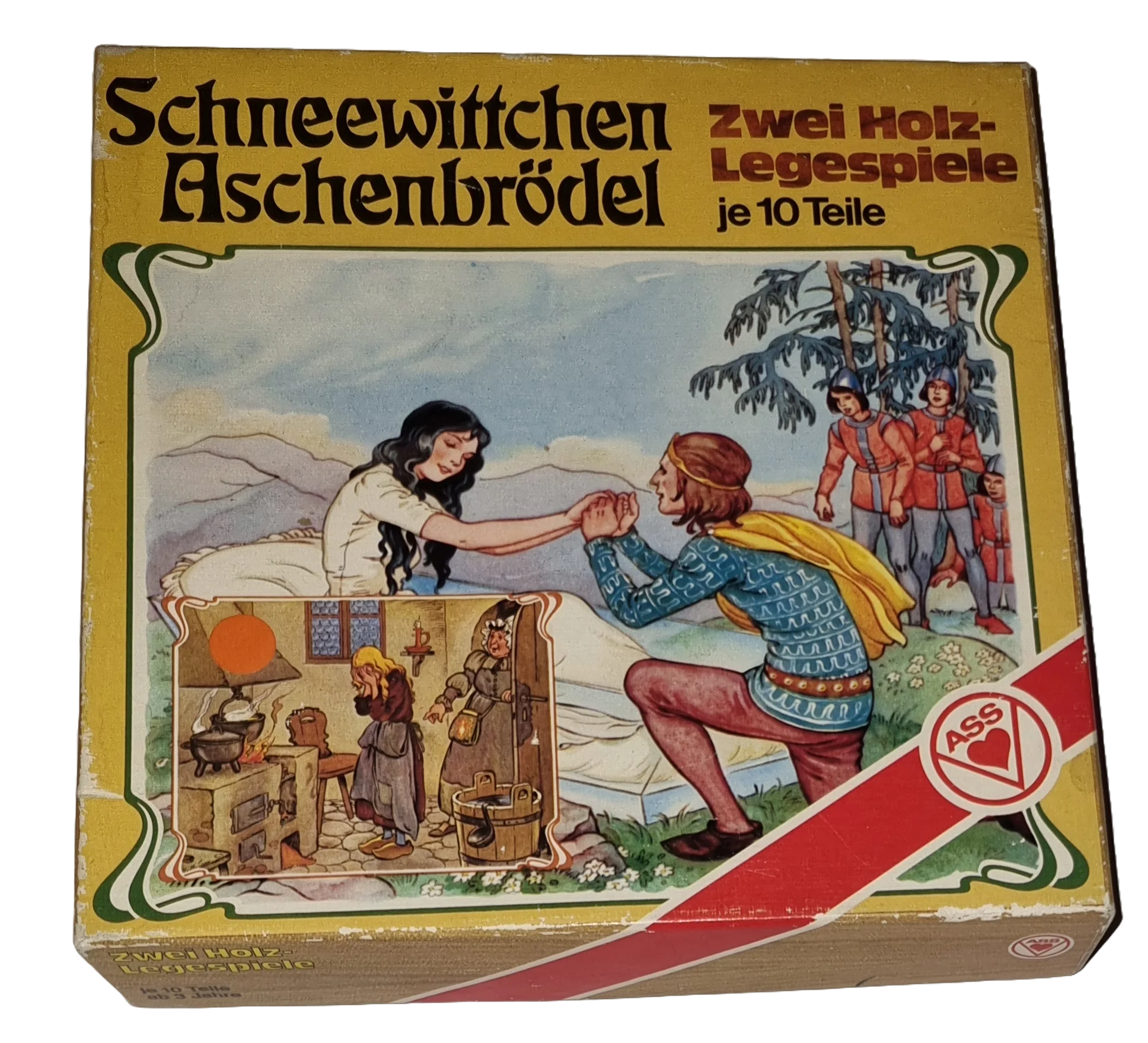 ASS Schneewittchen Aschenbrödel 2x 10 Teile