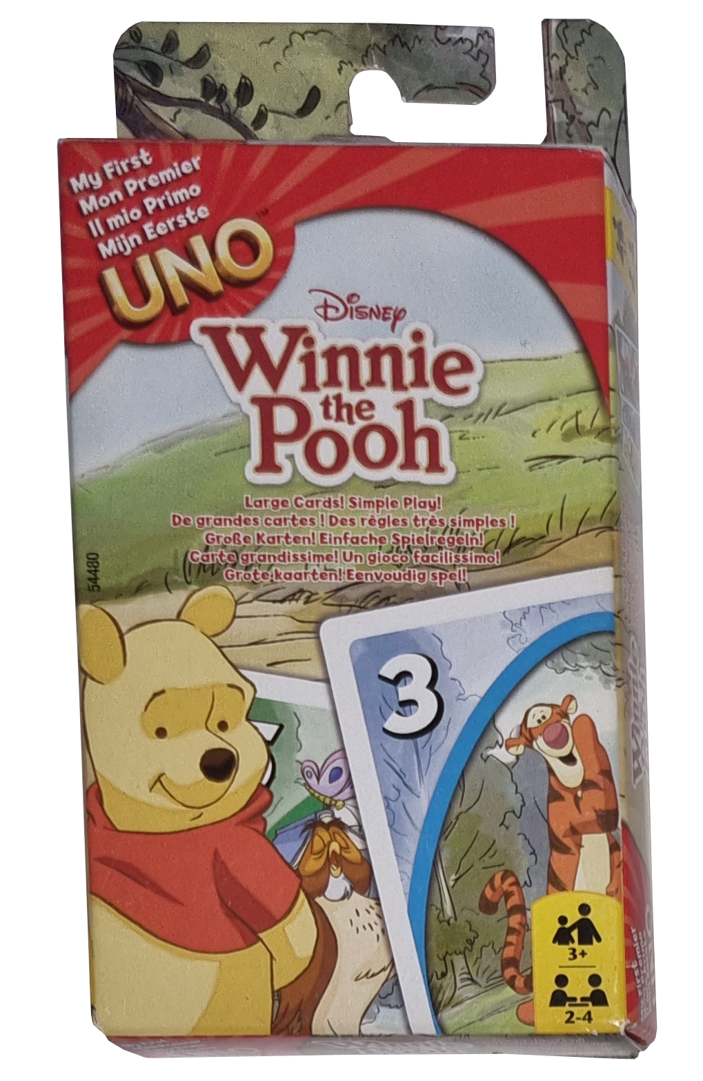Mattel Uno Junior Disney Winnie the Pooh 