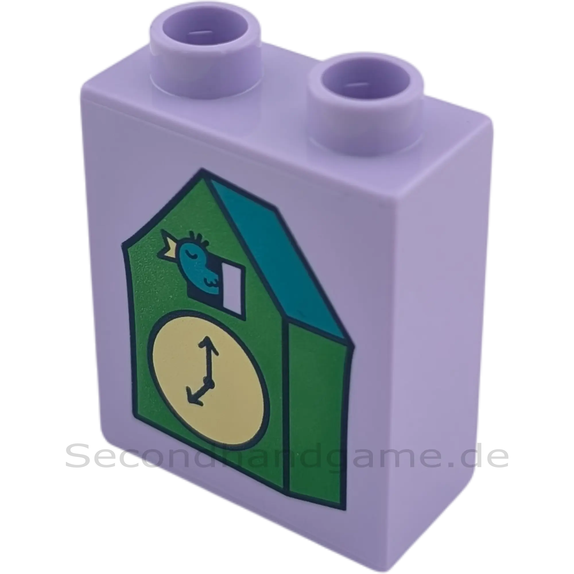 Lego Duplo 4066 Stein 1x2x2 Lila Vogelhaus Gartendeko