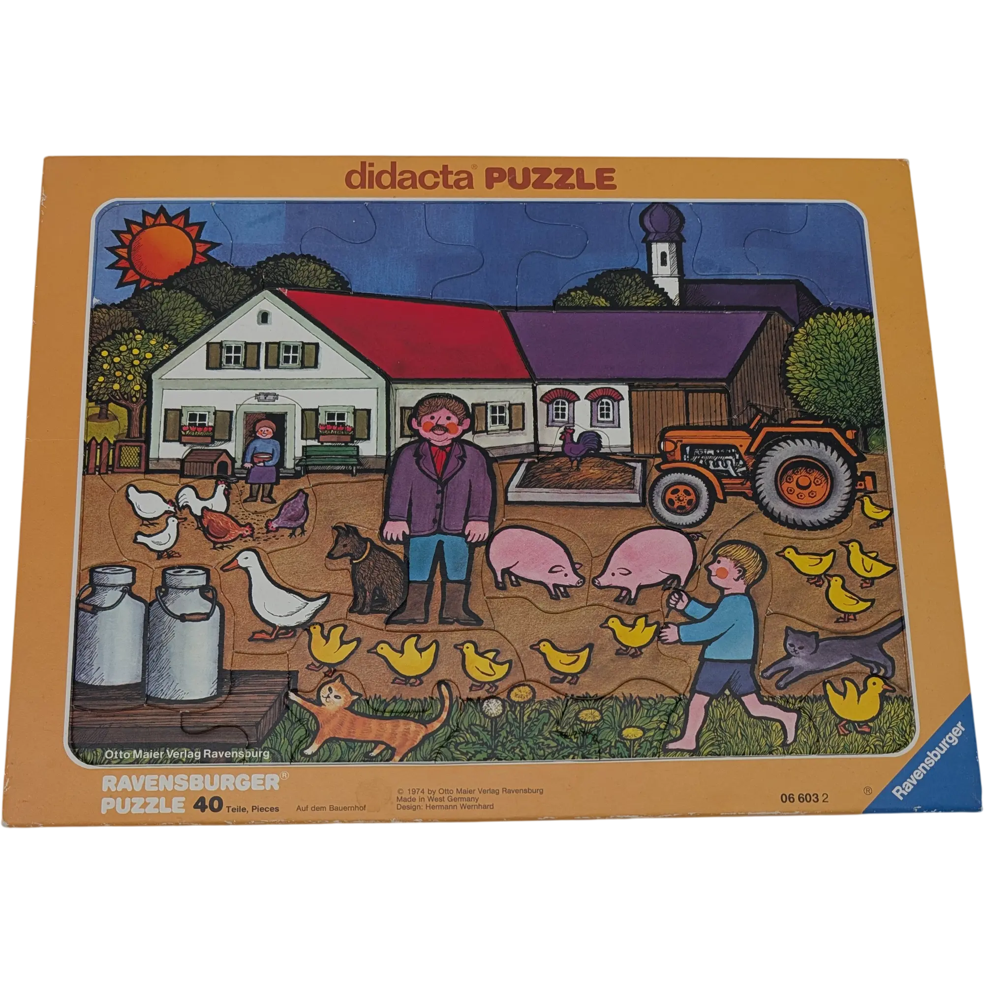 Ravensburger Didacta Tiere auf dem Bauernhof 34 Teile 066810