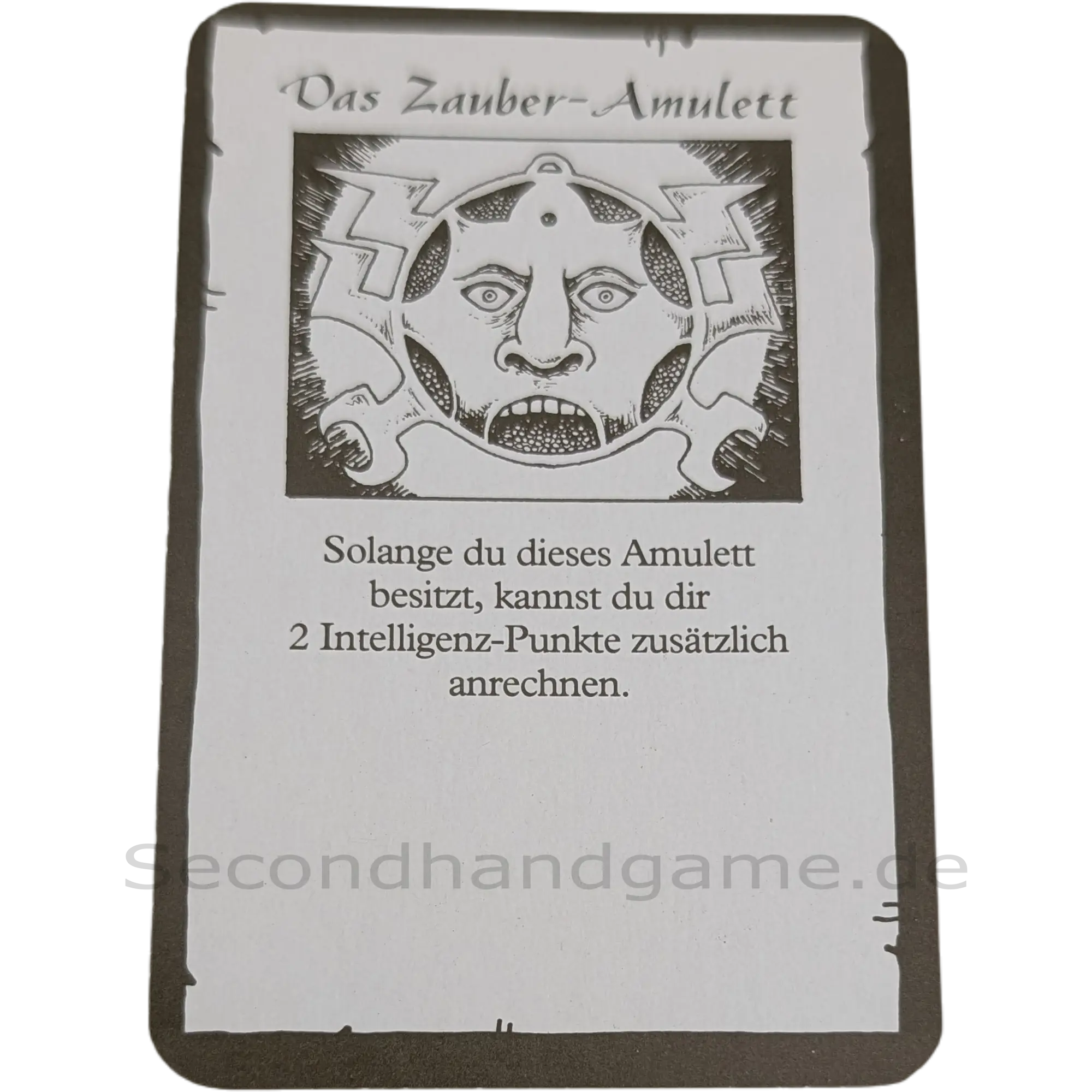 MB Hero Quest Master Ersatzteil Beutekarte Wasserzauber Das Zauber Amulett