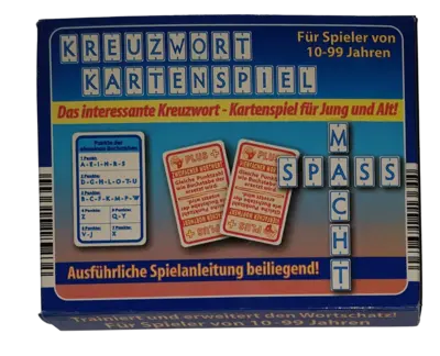 Kreuwort Kartenspiel