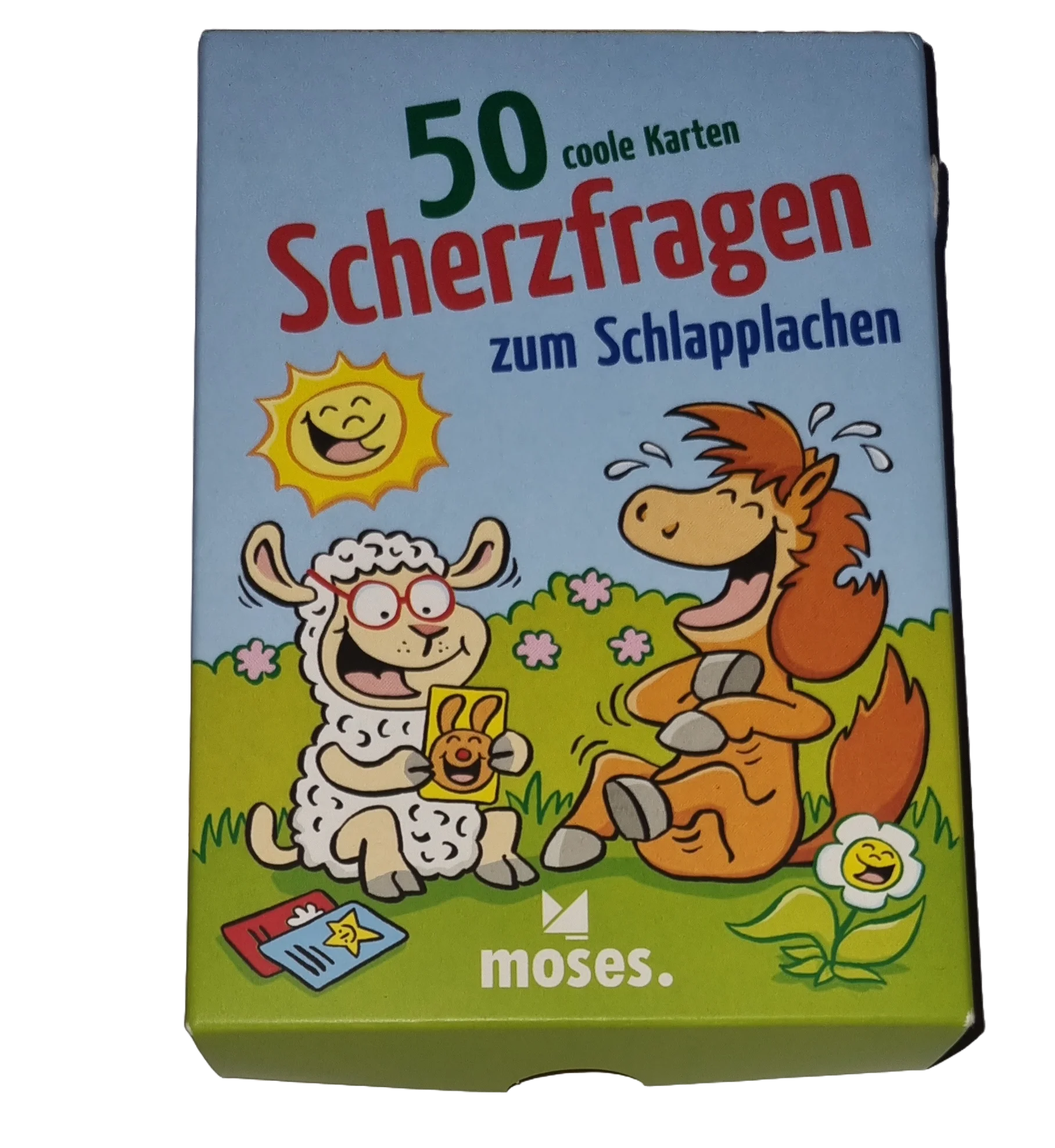 Moses 50 coole Karten Scherzfragen zum Schlapplachen