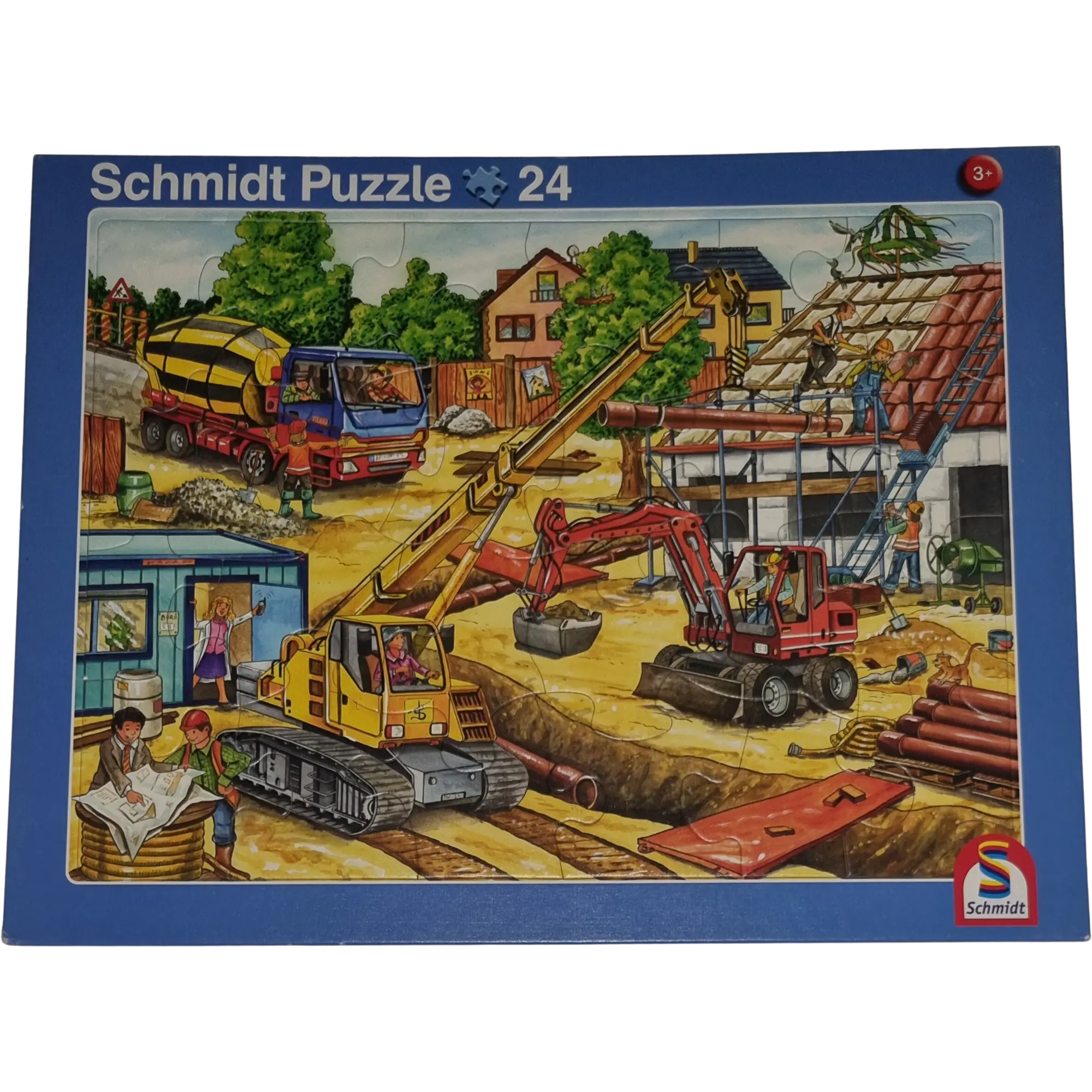 Schmidt Rahmenpuzzle Baustelle 24 Teile 56791
