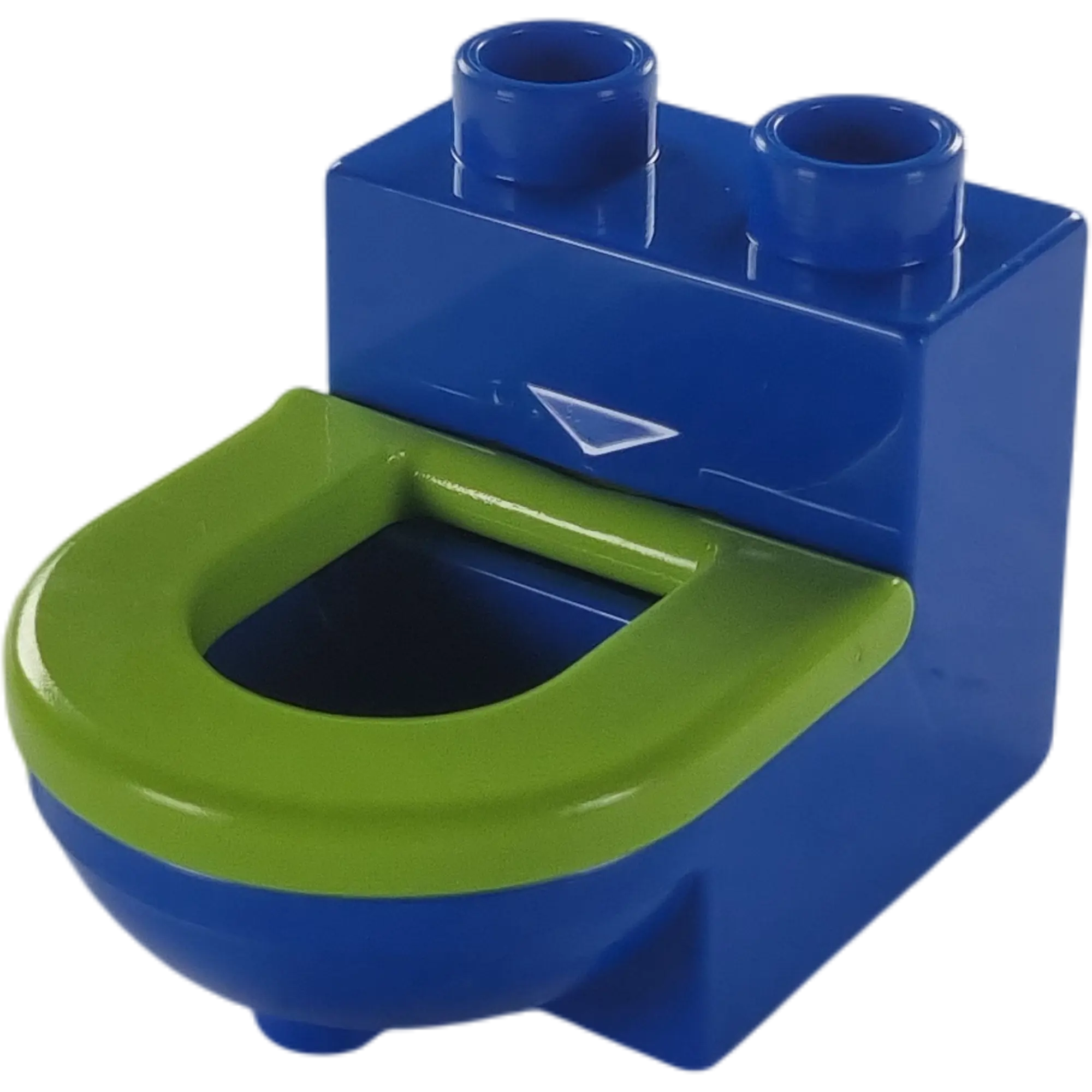 Lego Duplo 4911 Toilette Blau Lime Deckel beweglich