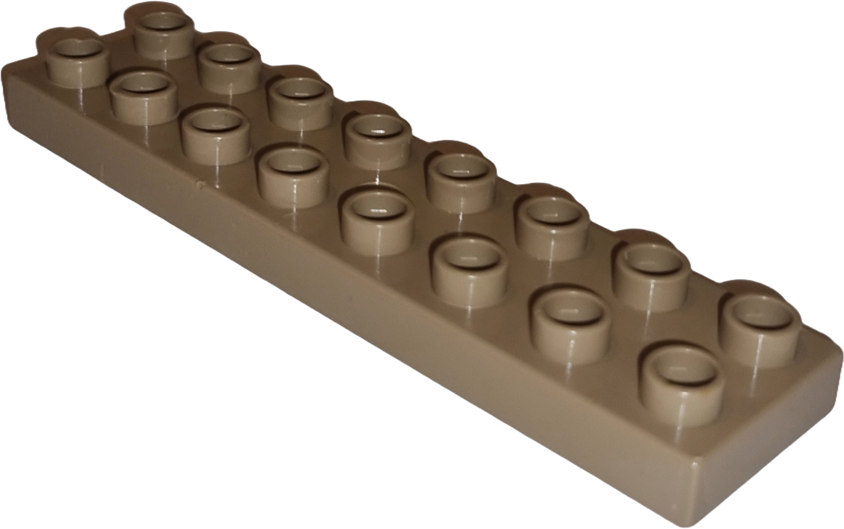 Lego Duplo 44524 Platte 2x8 Hellbraun