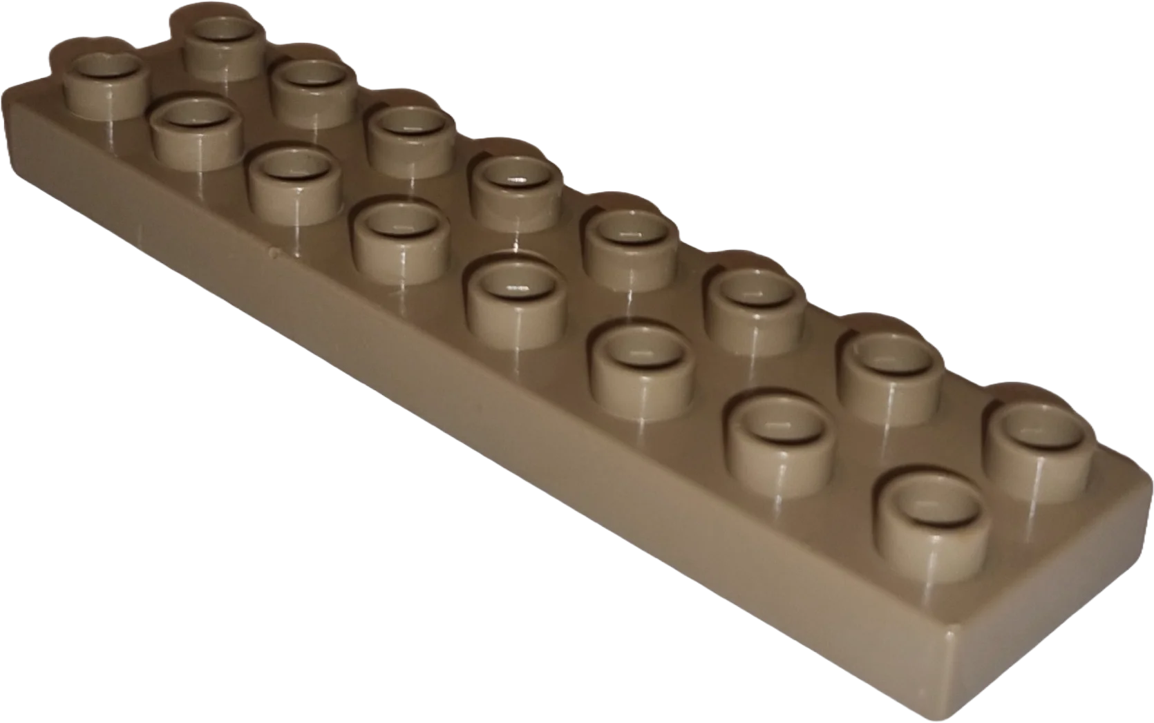 Lego Duplo 44524 Platte 2x8 Hellbraun