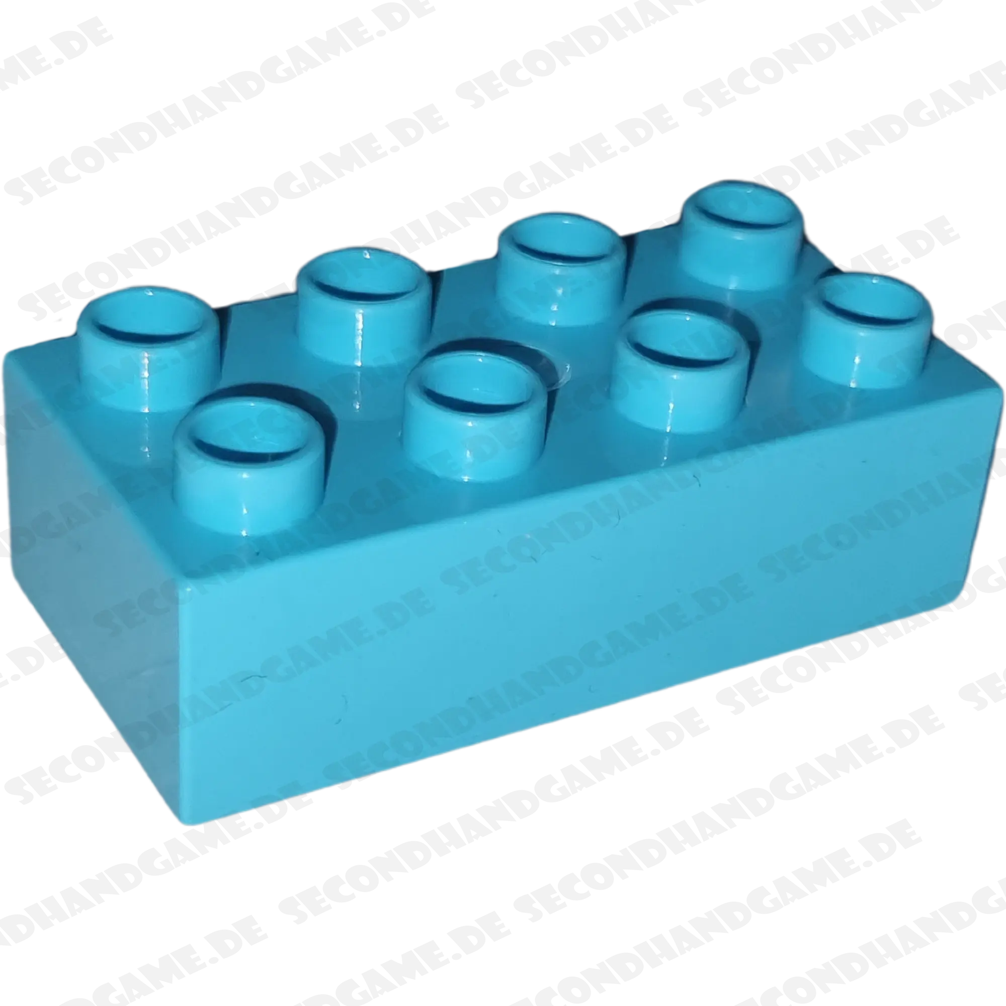 Lego Duplo 2x4 Baustein 3011 Azur