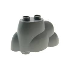 Lego Duplo Stein Fels Grau