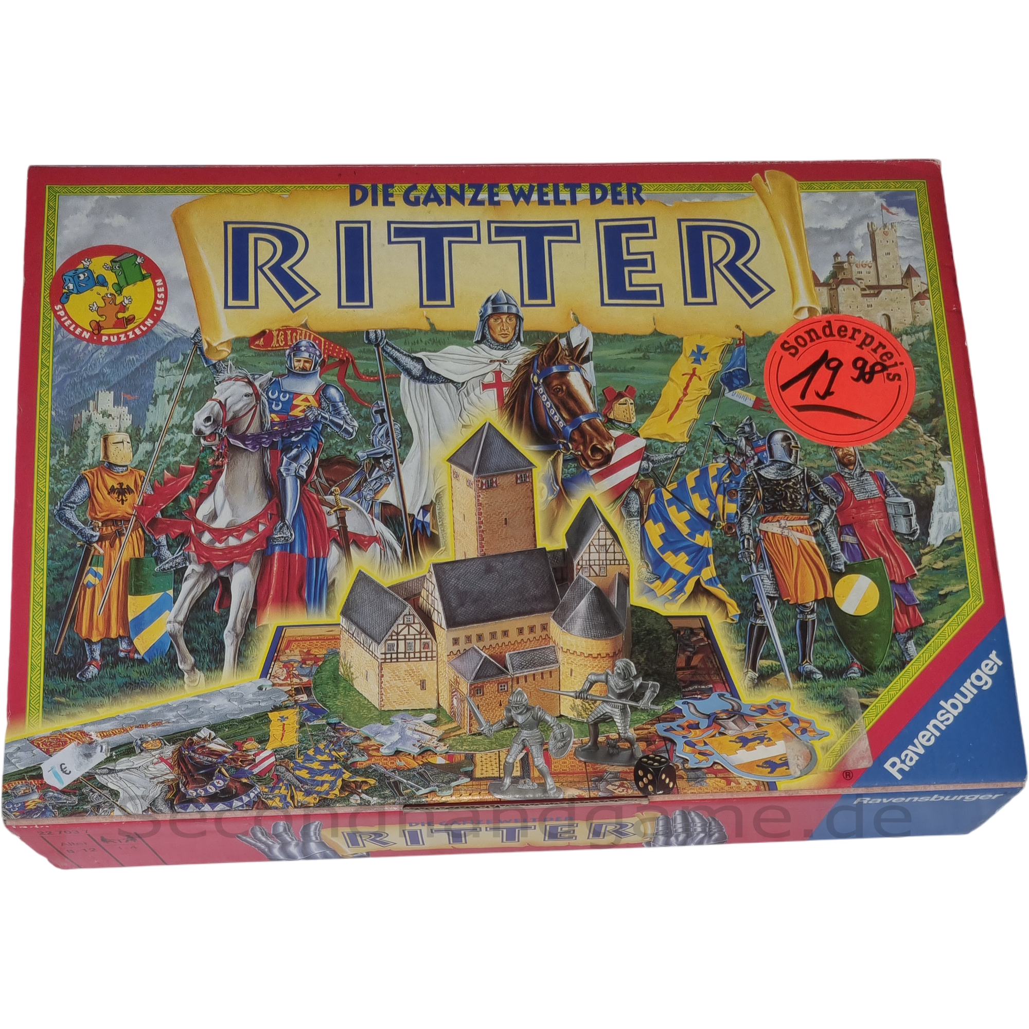 Ravensburger Die ganze Welt der Ritter 227037 Brettspiel + Puzzle