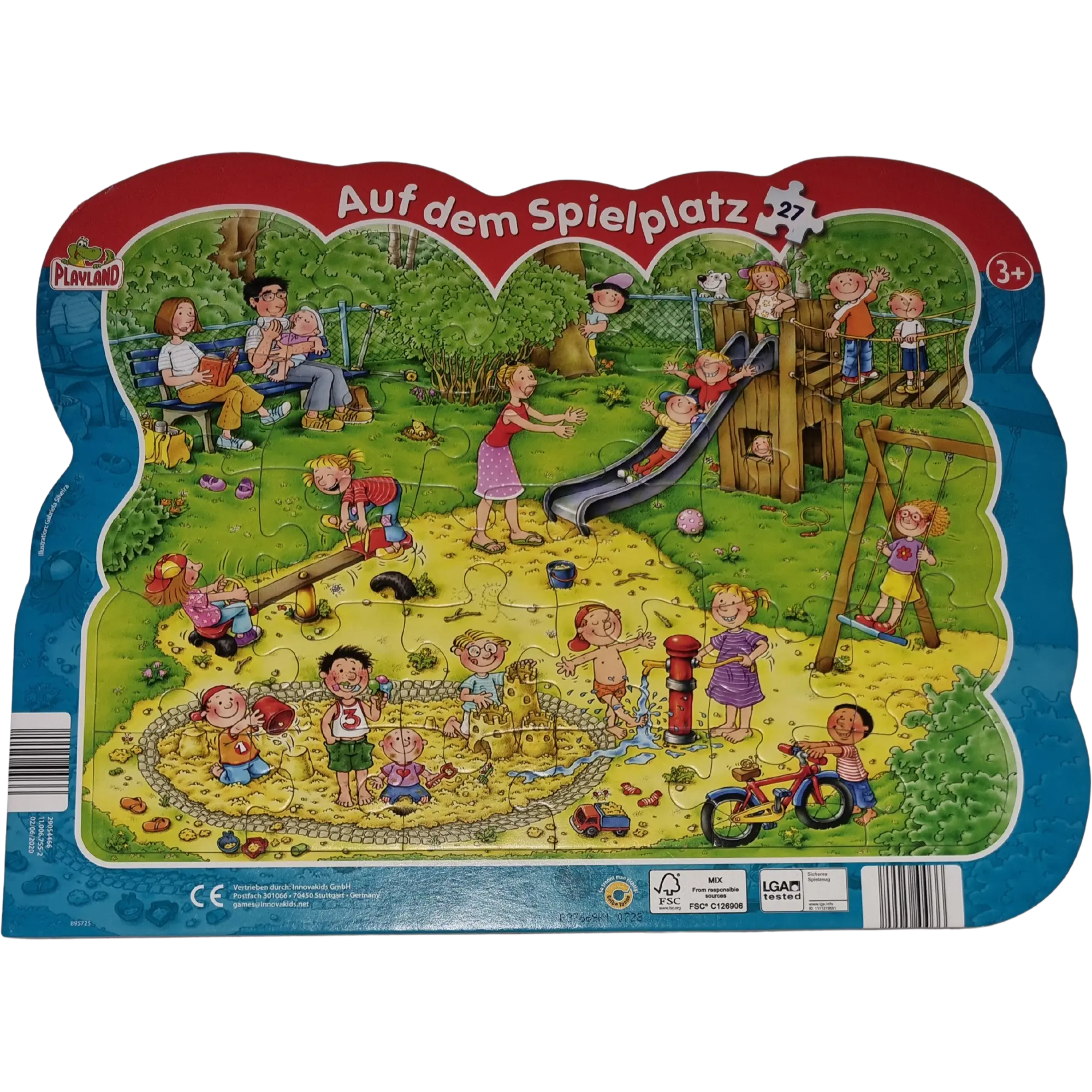 Innovakids Auf dem Spielplatz Puzzle 27 Teile