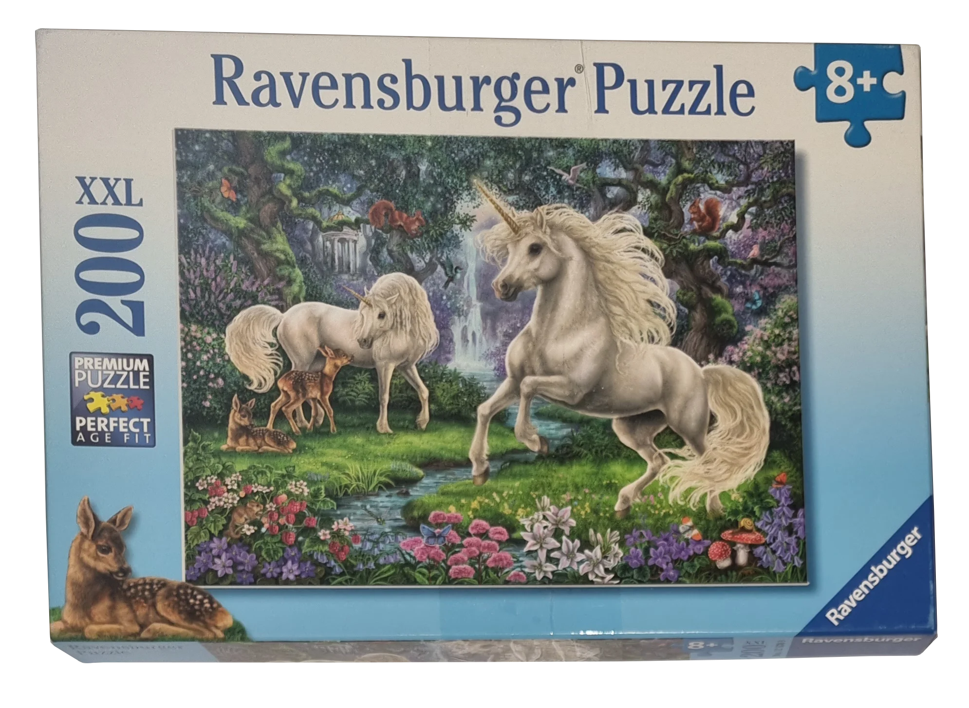 Ravensburger XXL 200 Teile Puzzle 128389 Geheimnisvolle Einhörner