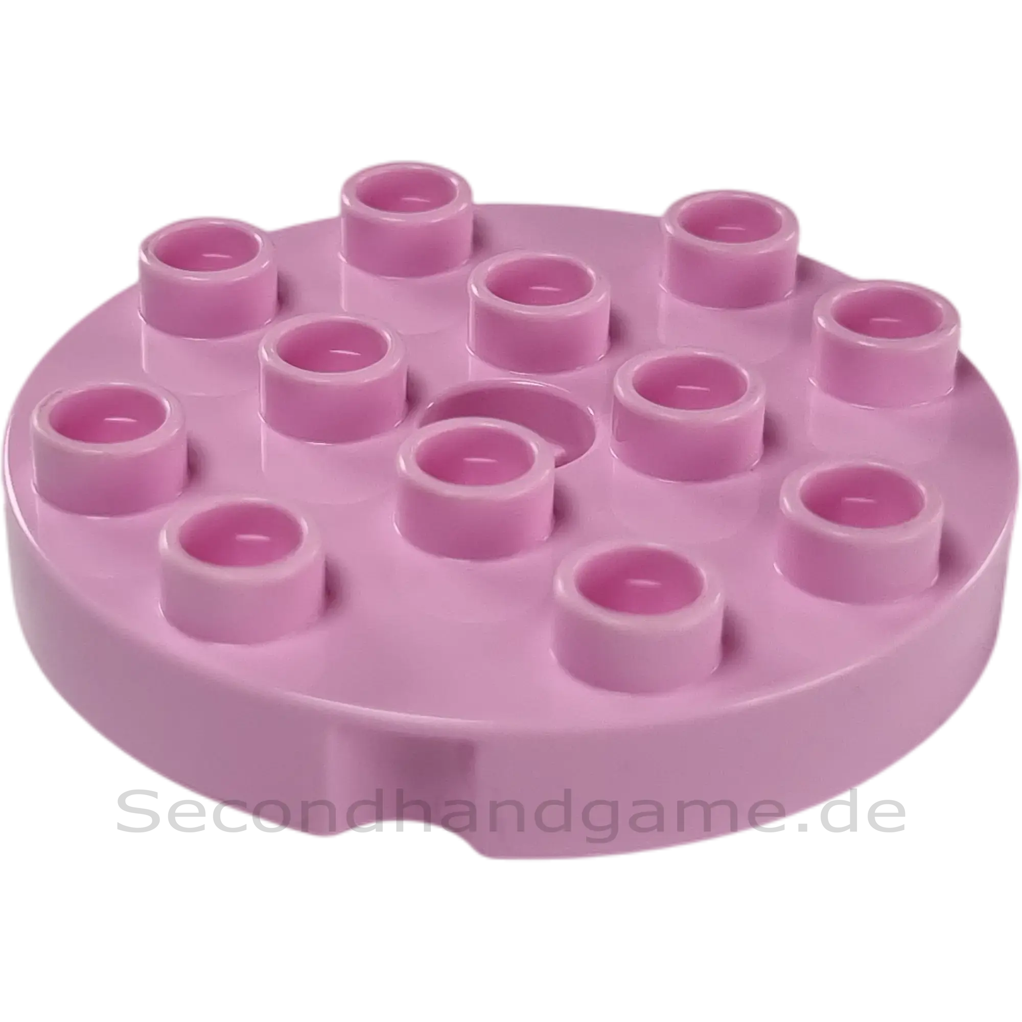 Lego Duplo 98222 Platte Rund mit Loch Kreis 4x4 Pink