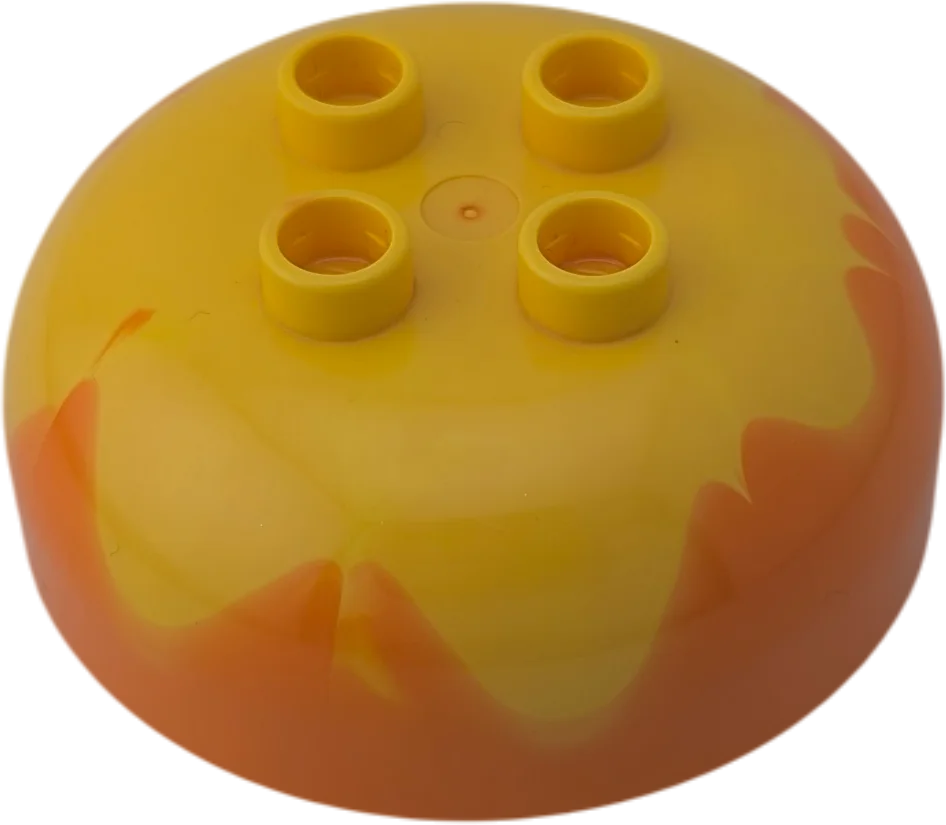 Lego Duplo Muffin Cupcake Oberteil Kuchen zum wechseln Orange und Sonnengelb