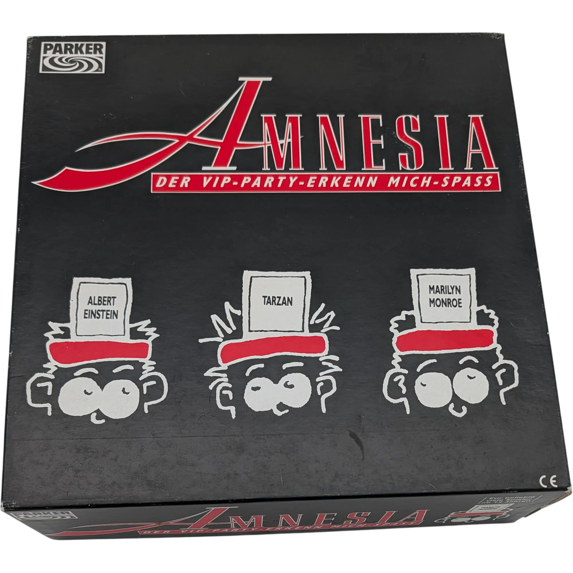 Parker Amnesia Spiel Partyspiel Wer bin Ich 