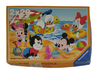 Ravensburger Disney Micky Mouse am Strand 2 x 20 Teile Puzzle 089833