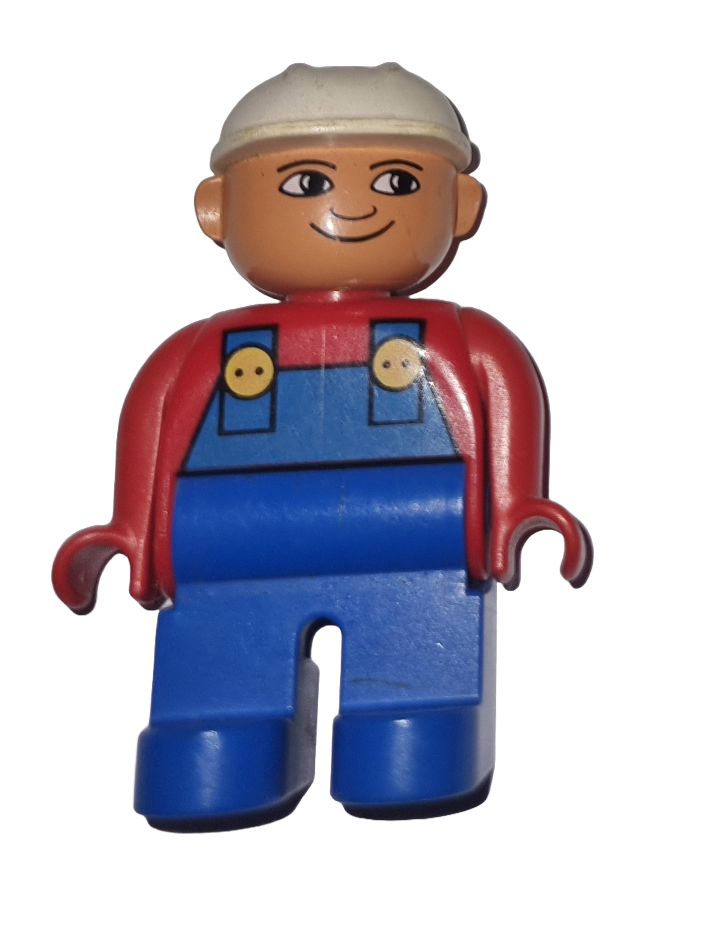 Lego Duplo Figur Mann 47394 Latzhose und weiße Kappe