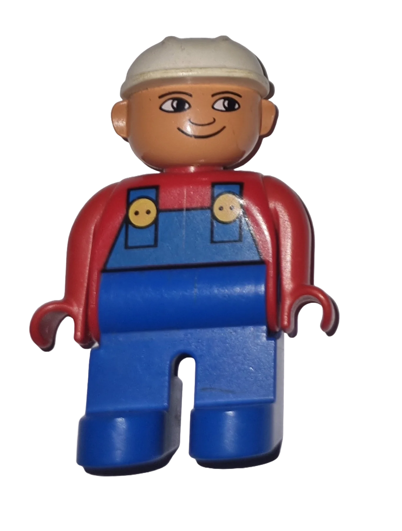 Lego Duplo Figur Mann 47394 Latzhose und weiße Kappe