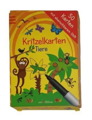 ars Edition Kritzelkarten Tiere